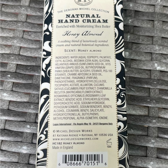 Deborah Michel Collection Natural Hand Cream Shea Butter 2.1 oz Honey Almond - Picture 4 of 4